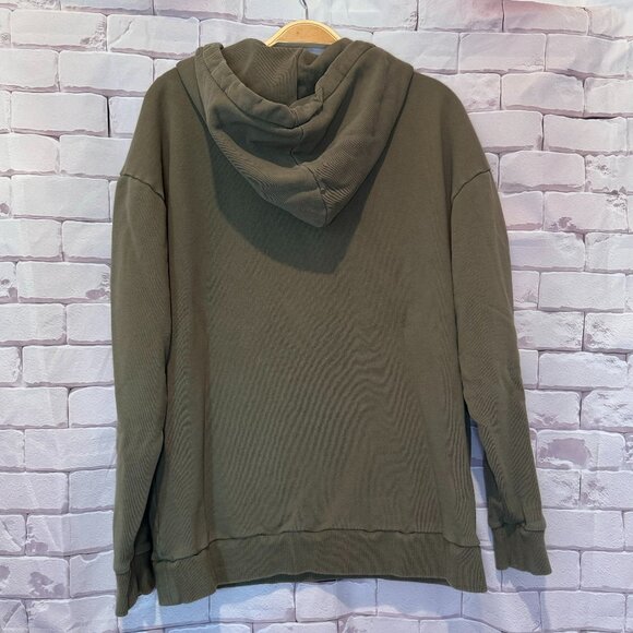 STB Apparel Unisex Hooded Army‎ Green Sweatshirt XSMALL/SMALL - Picture 4 of 7